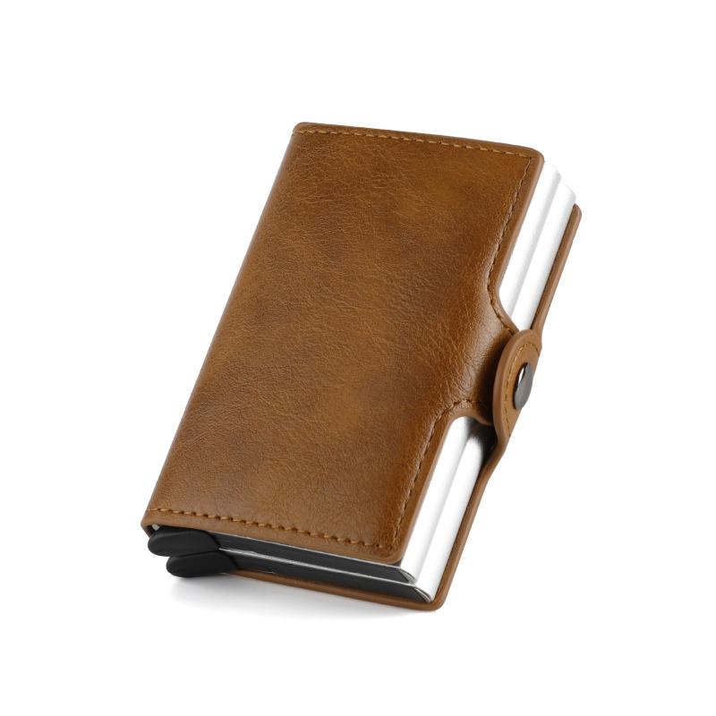 Carbon Fiber Men's Wallet RFID Anti theft Slim Wallet
