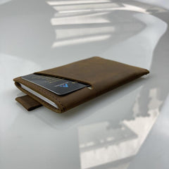 ALLANSING Slim Leather Wallet RFID Blocking Credit Card Holder