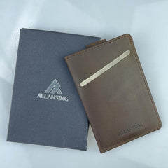 ALLANSING Slim Leather Wallet RFID Blocking Credit Card Holder