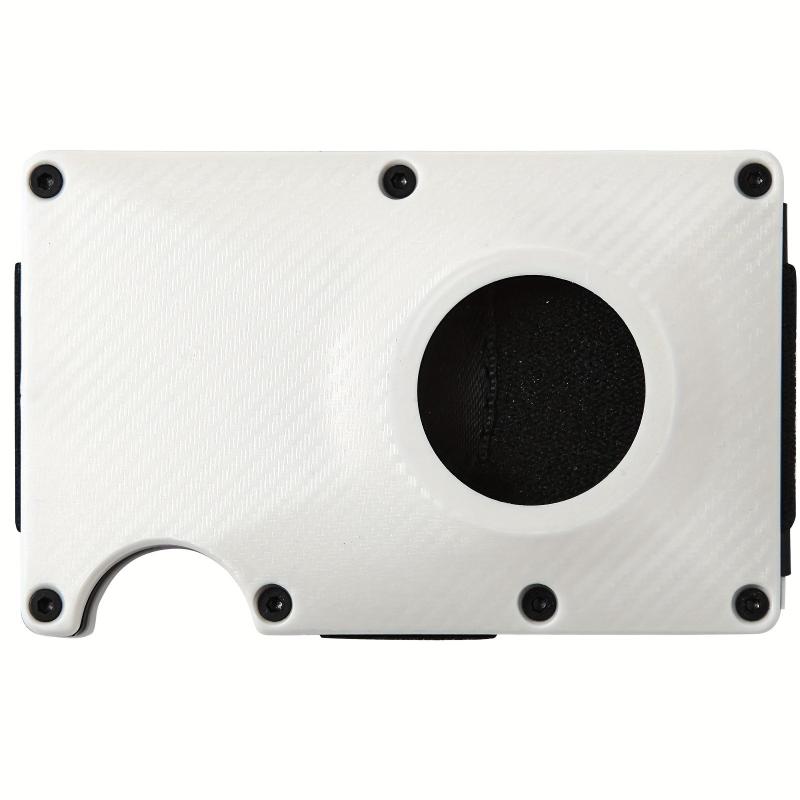 Gray Carbon Fiber Card Holder Airtag Card Holder Anti-theft Brush Wallet