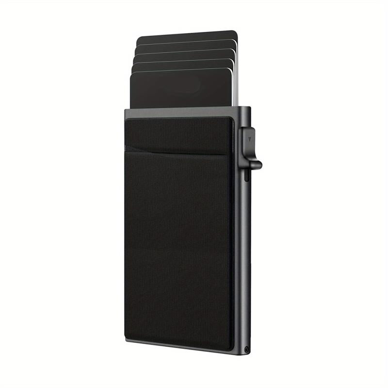 Slim RFID Wallet Card Cover Aluminum Alloy Push Card Box