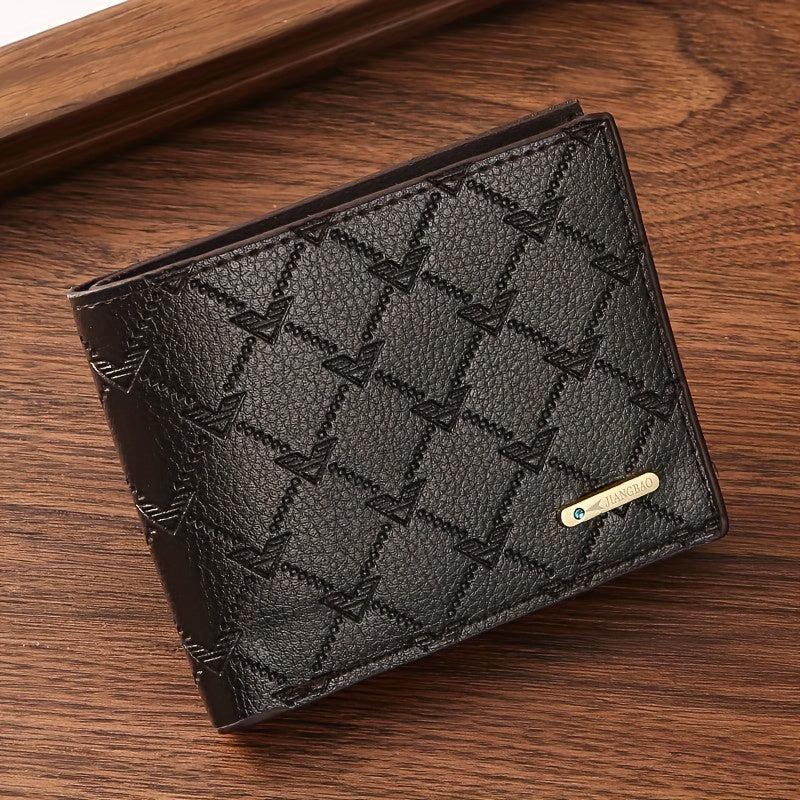 Men's PU Coin Wallet Card Holder Short Wallet