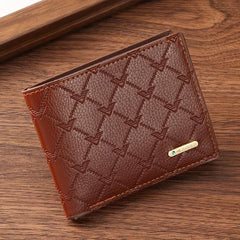 Men's PU Coin Wallet Card Holder Short Wallet