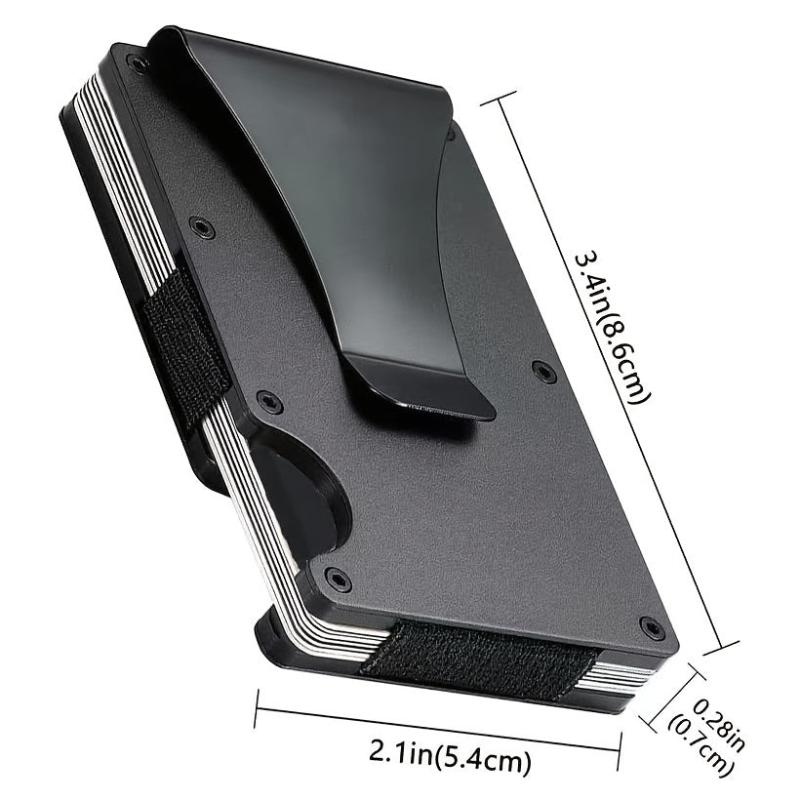 Men's Ultra-thin Aluminum Alloy Metal Wallet