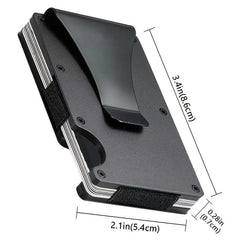 Men's Ultra-thin Aluminum Alloy Metal Wallet