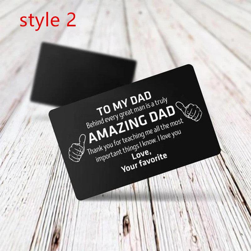 Engraved Wallet Clip Card Metal Lettering Wallet Clip