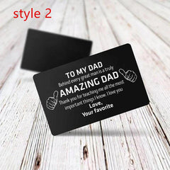 Engraved Wallet Clip Card Metal Lettering Wallet Clip