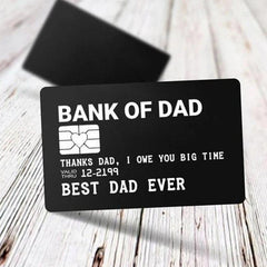 Engraved Wallet Clip Card Metal Lettering Wallet Clip