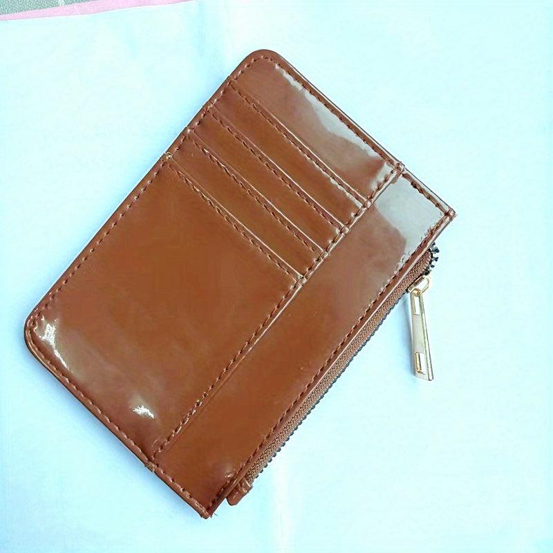 Men's Credit Card Leather Coin ID Short Wallet