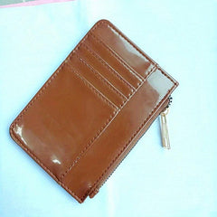 Men's Credit Card Leather Coin ID Short Wallet