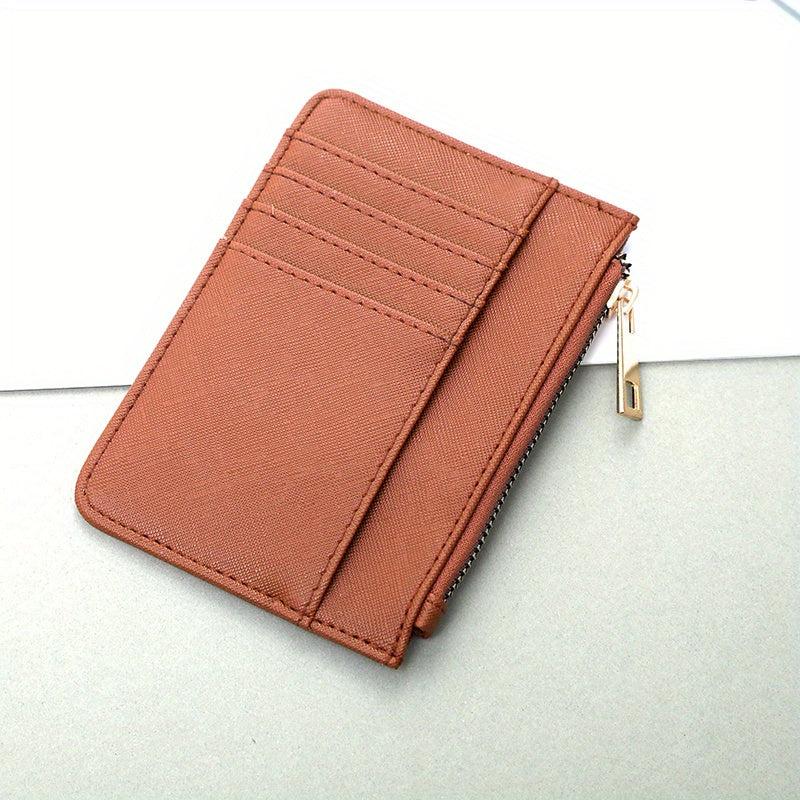 Men's Credit Card Leather Coin ID Short Wallet
