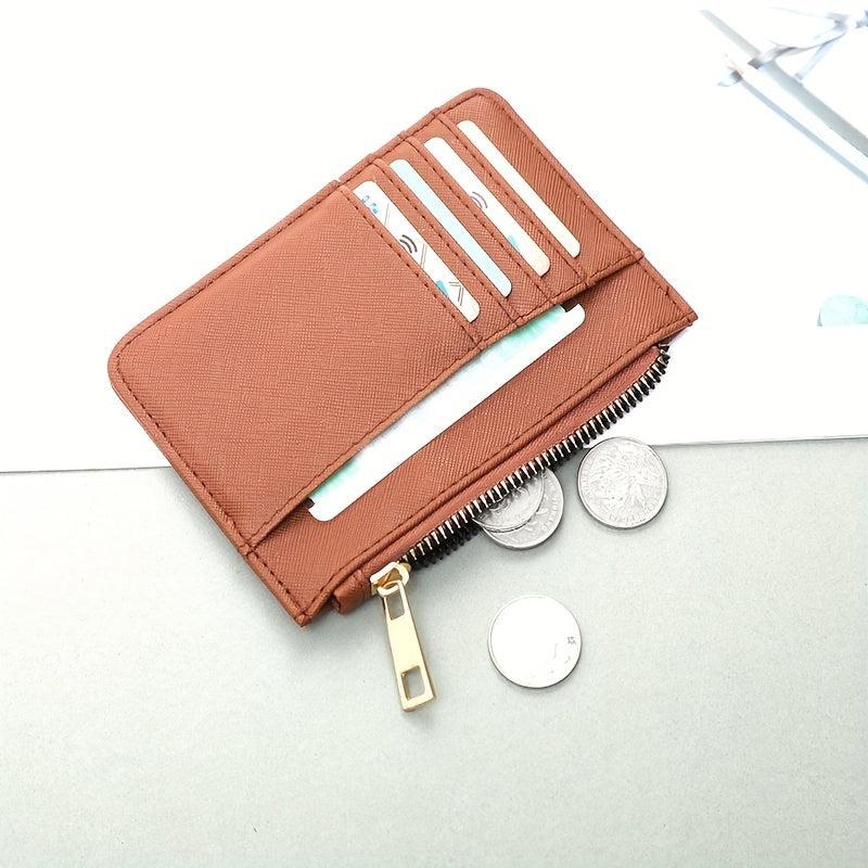 Men's Credit Card Leather Coin ID Short Wallet