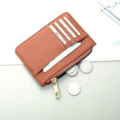 Men's Credit Card Leather Coin ID Short Wallet