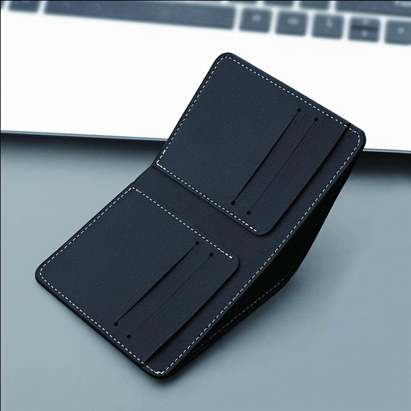 Short Zipper Men's Wallet Small Size