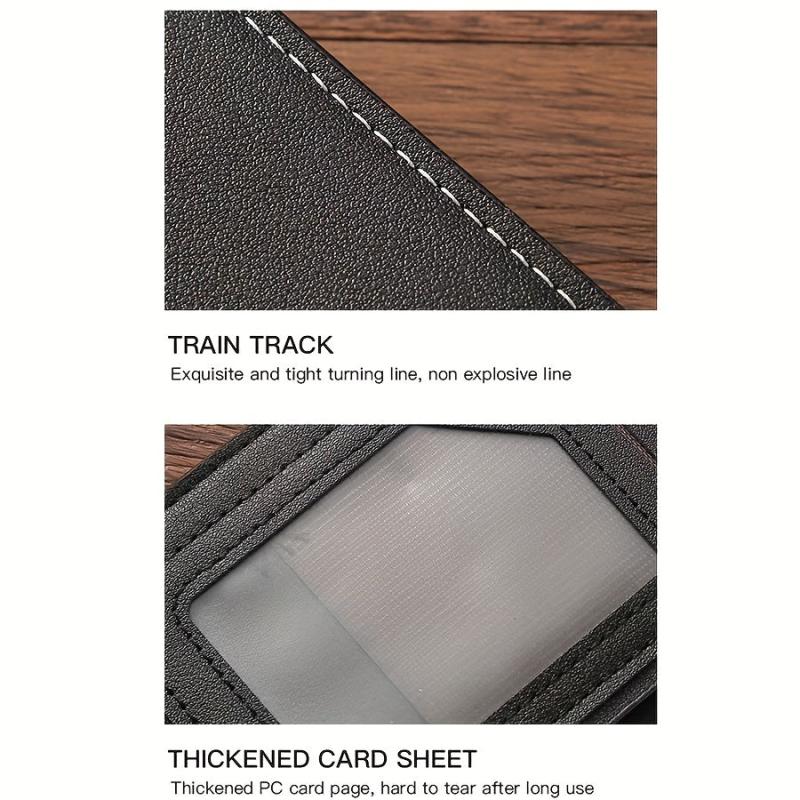 Men's Long Leather Wallet High Capacity Business Youth Suit Wallet
