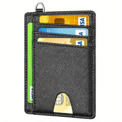 Slim Minimalist Wallet RFID Blocking Credit Card Holder