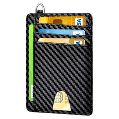 Slim Minimalist Wallet RFID Blocking Credit Card Holder