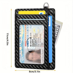 Slim Minimalist Wallet RFID Blocking Credit Card Holder