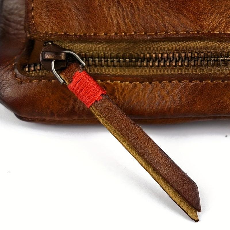 Vintage Men's Leather Small Coin Purse