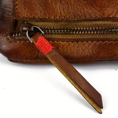 Vintage Men's Leather Small Coin Purse