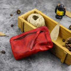 Vintage Men's Leather Small Coin Purse