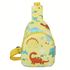 Kids Cartoon Animal Shoulder Bag Chest Bag With Coin Purse