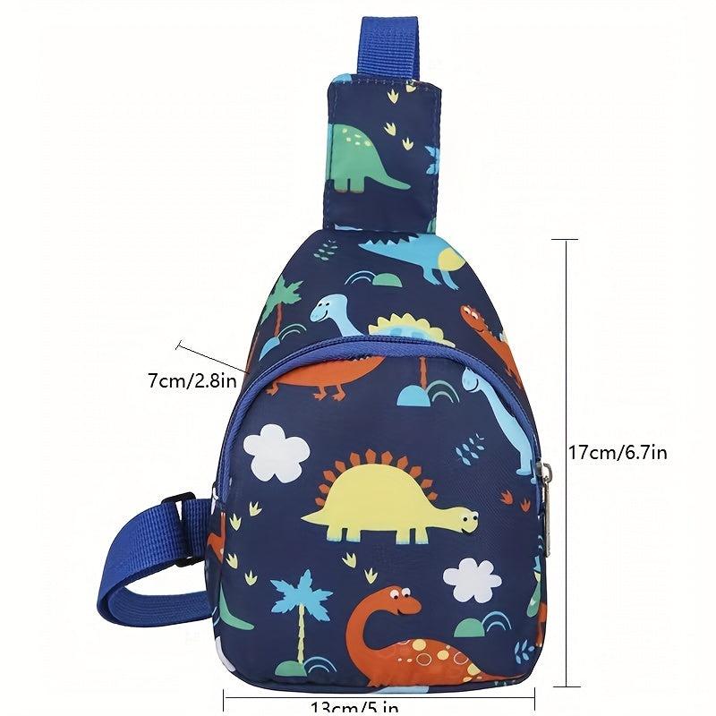 Kids Cartoon Animal Shoulder Bag Chest Bag With Coin Purse