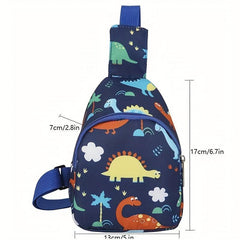 Kids Cartoon Animal Shoulder Bag Chest Bag With Coin Purse