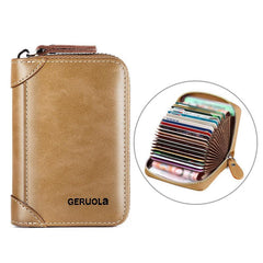Anti Magnetic Anti theft Brush Large Capacity High end Wallet