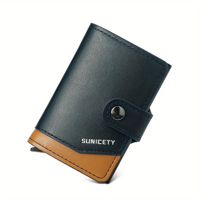RFID Blocking Card Holder Aluminum Alloy Pop-up Credit Card Holder