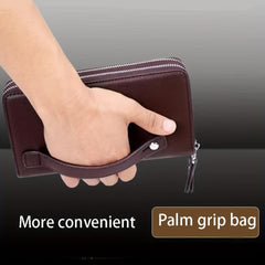 Men's Business Clutch Bag Zipper Card Holder