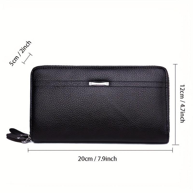 Men's Business Clutch Bag Zipper Card Holder