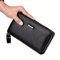 Men's Business Clutch Bag Zipper Card Holder