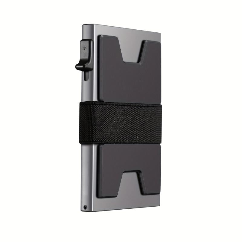 RFID Blocking Card Holder Auto Pop-up Aluminum Alloy 12 Card Slots