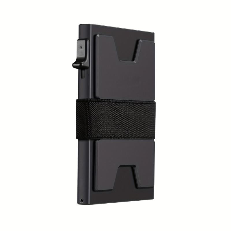 RFID Blocking Card Holder Auto Pop-up Aluminum Alloy 12 Card Slots