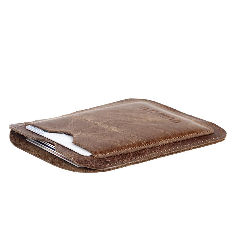 Men's Leather Card Holder Coin Purse