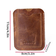 Men's Leather Card Holder Coin Purse