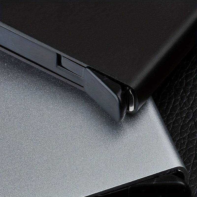 Anti Theft ID Credit Card Holder Aluminium Metal Wallets Pocket Case