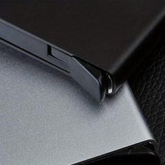 Anti Theft ID Credit Card Holder Aluminium Metal Wallets Pocket Case