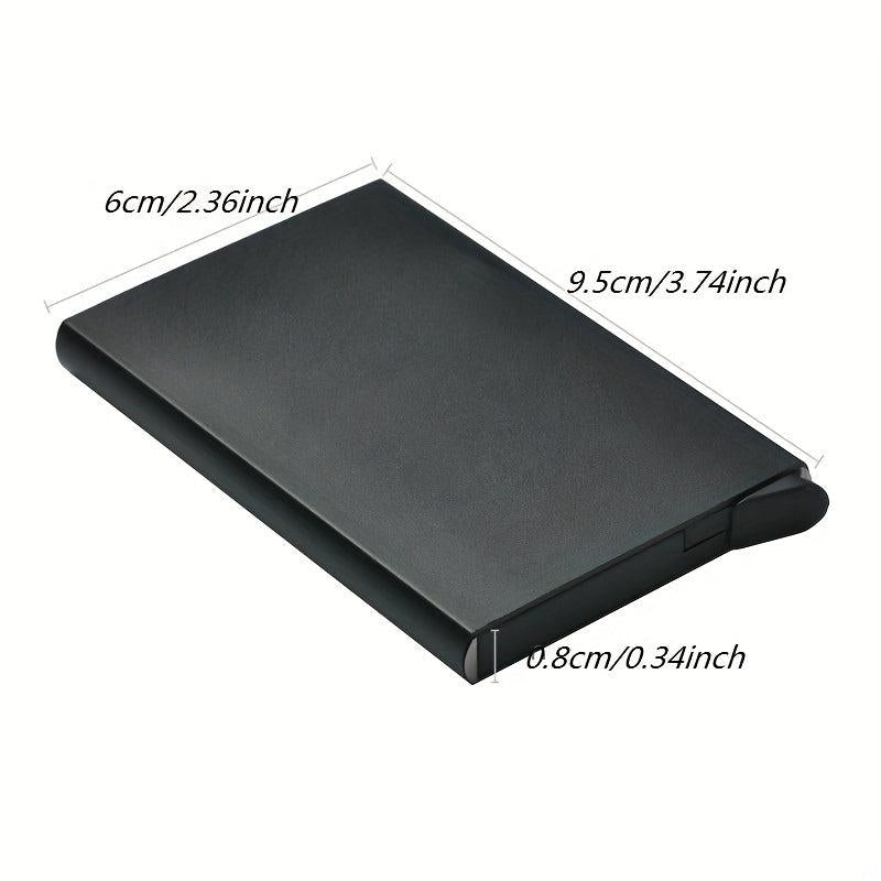 Anti Theft ID Credit Card Holder Aluminium Metal Wallets Pocket Case