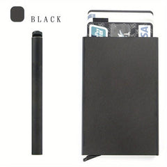 Anti Theft ID Credit Card Holder Aluminium Metal Wallets Pocket Case