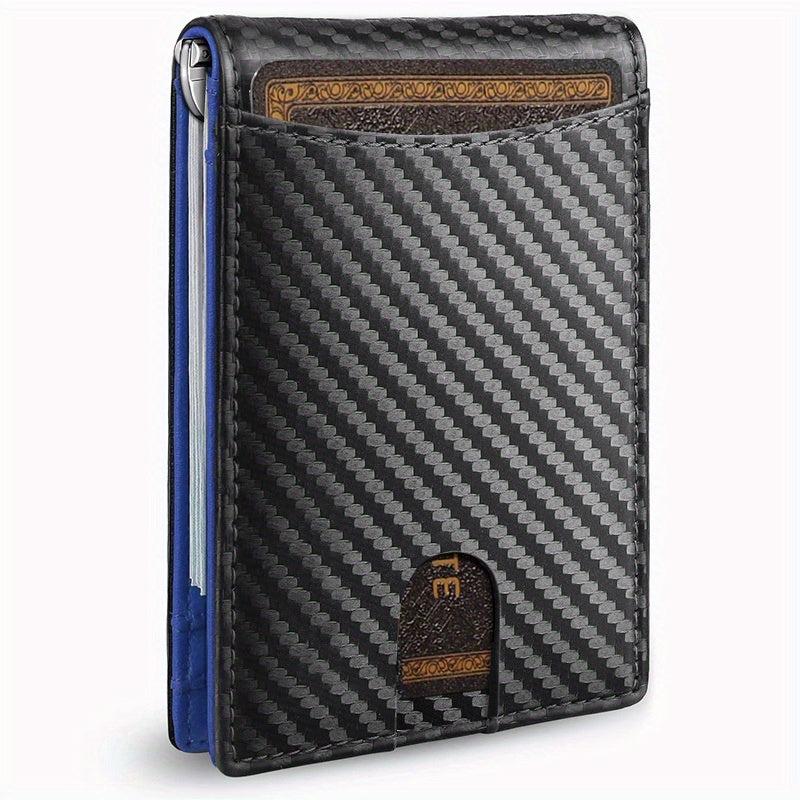 RFID Blocking Wallet Money Clip Credit Card Holder