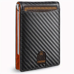 RFID Blocking Wallet Money Clip Credit Card Holder