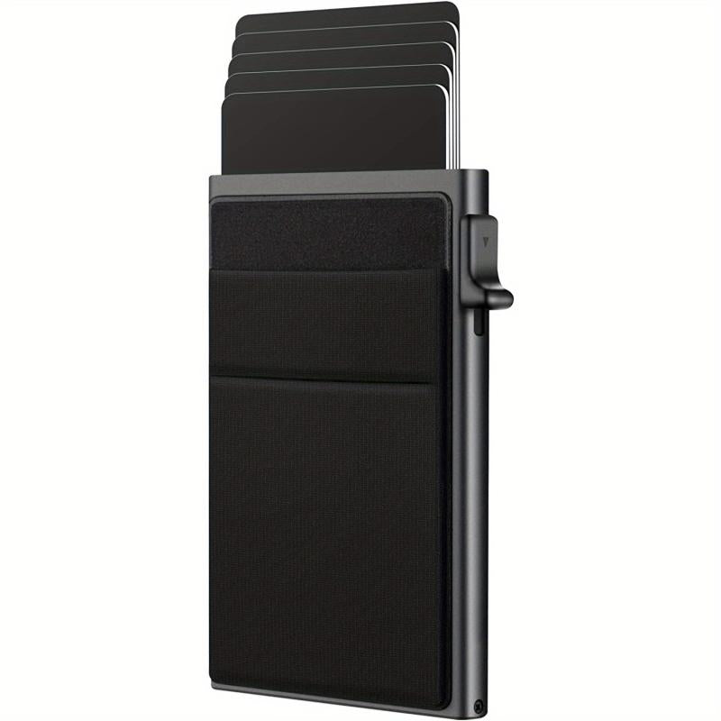 RFID Blocking Metal Card Holder with Side Push Automatic Mechanism