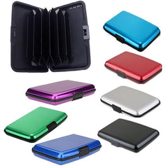 Aluminum Alloy Credit Card Case Anti Magnetic Bank Card Case
