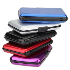 Aluminum Alloy Credit Card Case Anti Magnetic Bank Card Case