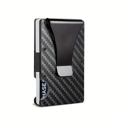 Men's Slim RFID Blocking Wallet Aluminum Alloy Money Clip