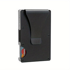 Men's Slim RFID Blocking Wallet Aluminum Alloy Money Clip