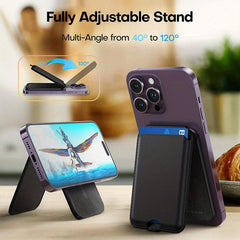 Leather MagSafe Card Holder Wallet for iPhone 14 13 12 Series