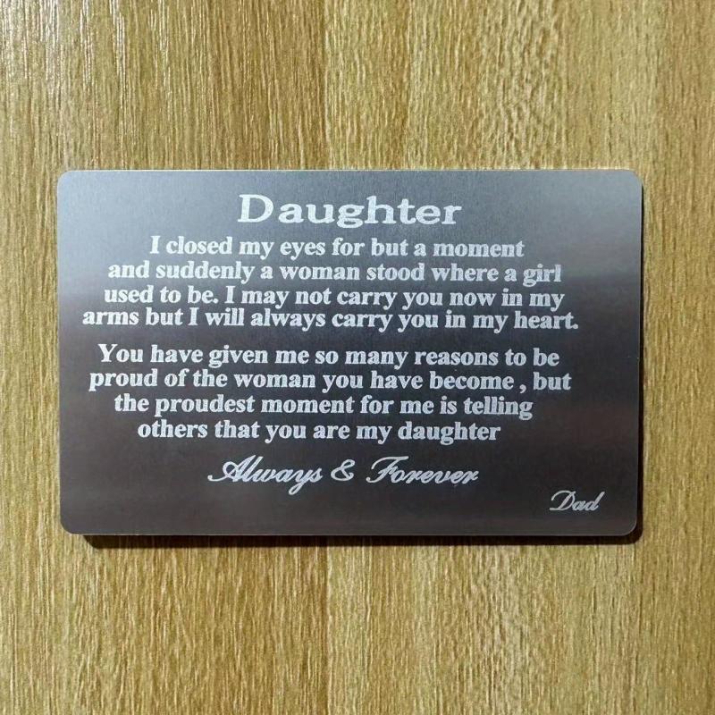 Fashion Men's Card Holder Wallet Birthday Gift Metal Alloy